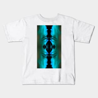 Big Dam Reflections in Blue - by Avril Thomas Kids T-Shirt